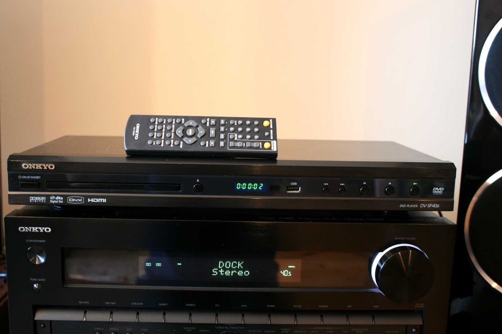 Odtwarzacz CD DVD Onkyo Dv SP 406 USB compact disk mp3