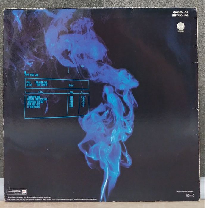 Dire Straits - Love over gold . 1982r. Ex . Płyta winylowa .