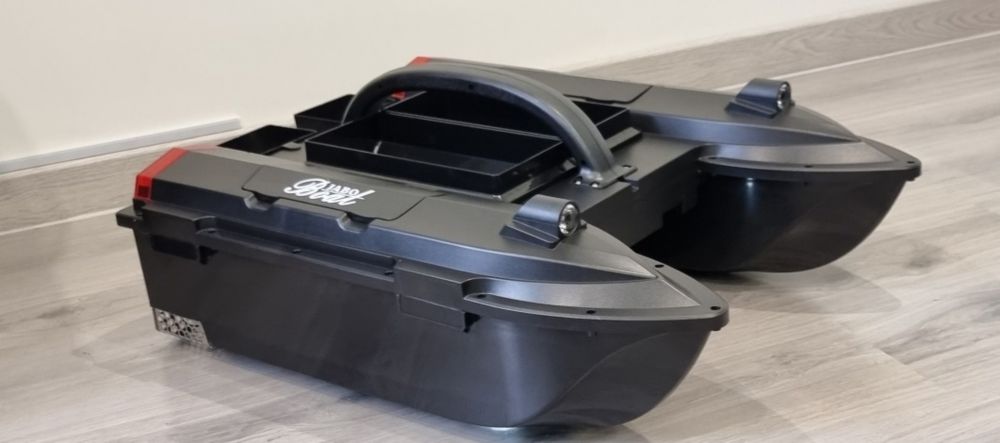 Łódka zanętowa Jabo 5CG Gps Autopilot Echosonda Menu.PL