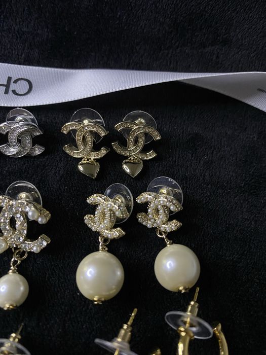 Сережки , серьги шанель , chanel