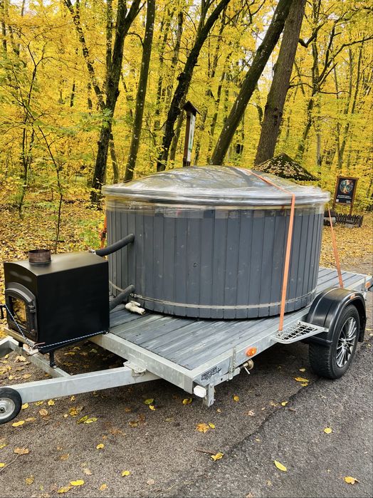 Чан на колесах подобово | гарячий чан з доставкою