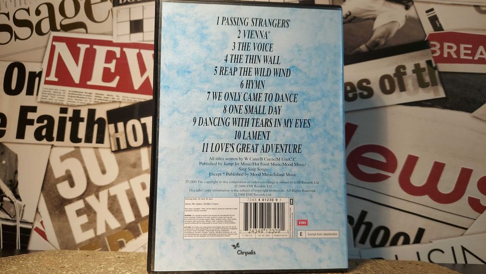 Ultravox - The Collection DVD ( Midge Ure )