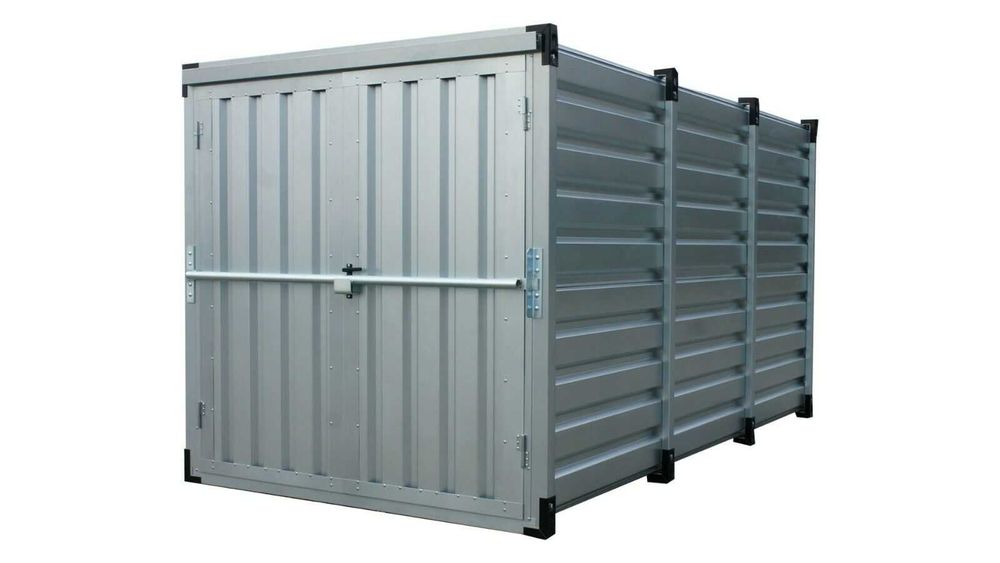 Składany Kontener Magazyn 6m x 2m RAL7016 - Oryginał GRENICON Polska