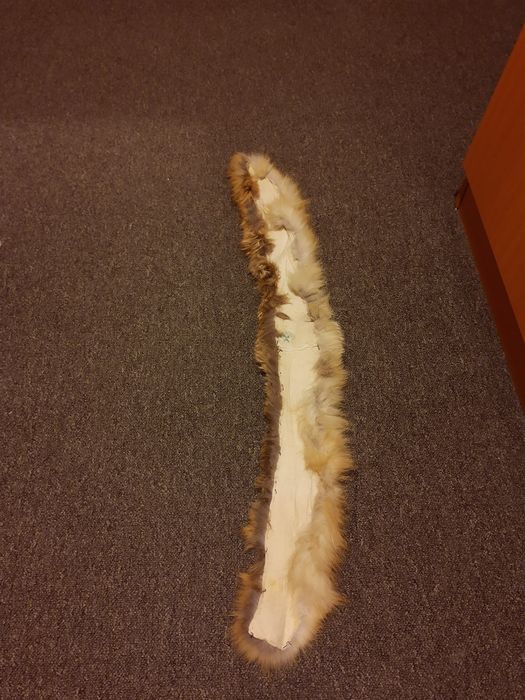 Kołnierz z lisa, naturalny