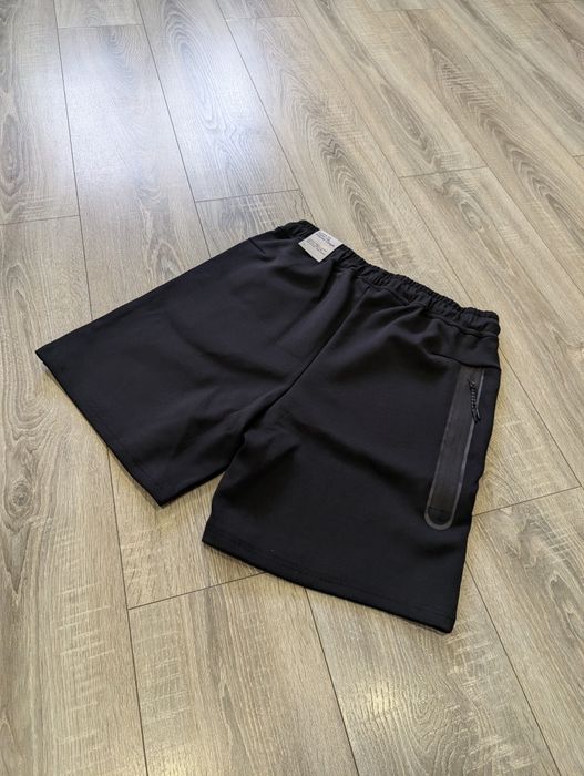 Шорти Найк Тек Фліс Чорні / Nike Tech Fleece / Відправка сьогодні!