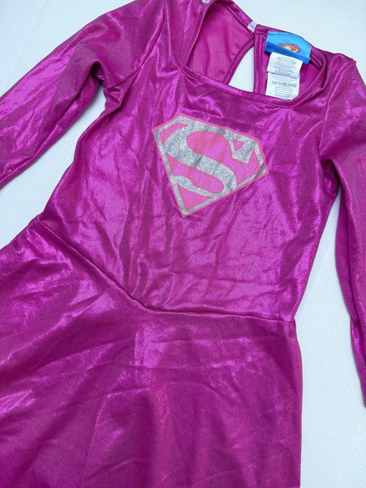 Strój SuperGirl licencja Bal balik Kostium 5-6 lat