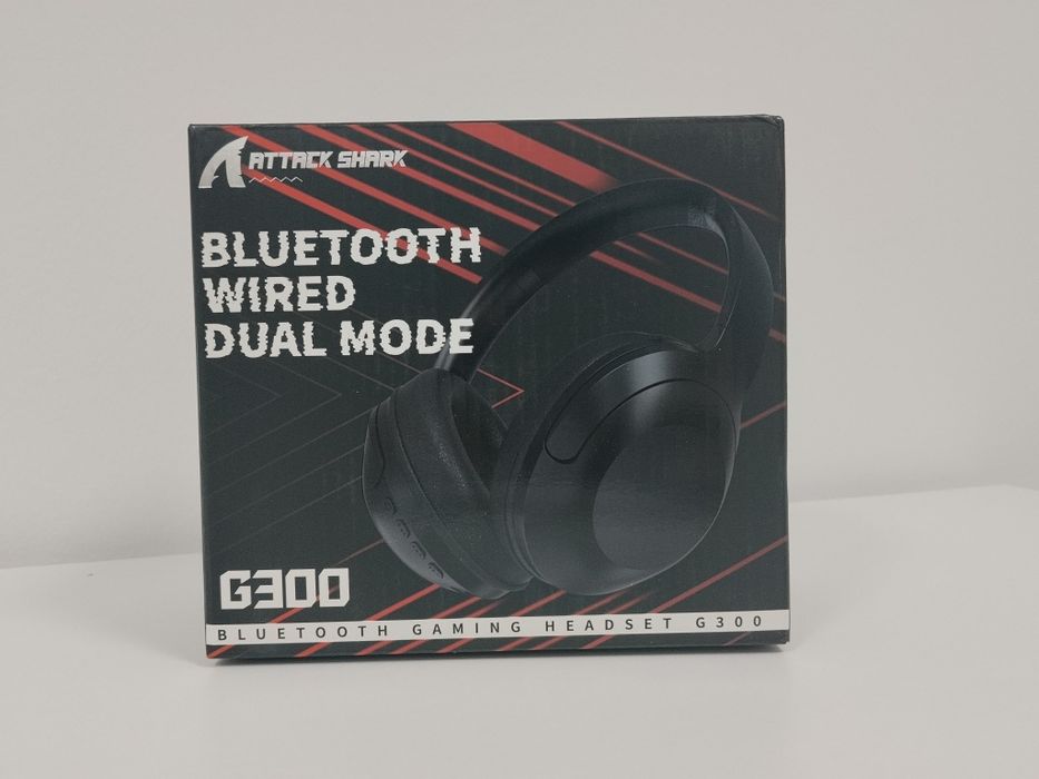 Słuchawki Gamingowe Attack Shark G300 | Bluetooth + Wired | NOWE