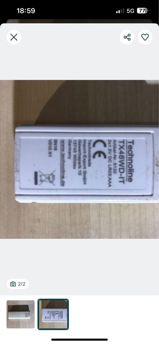 Sensor Technoline TX48WD-IT WD4012