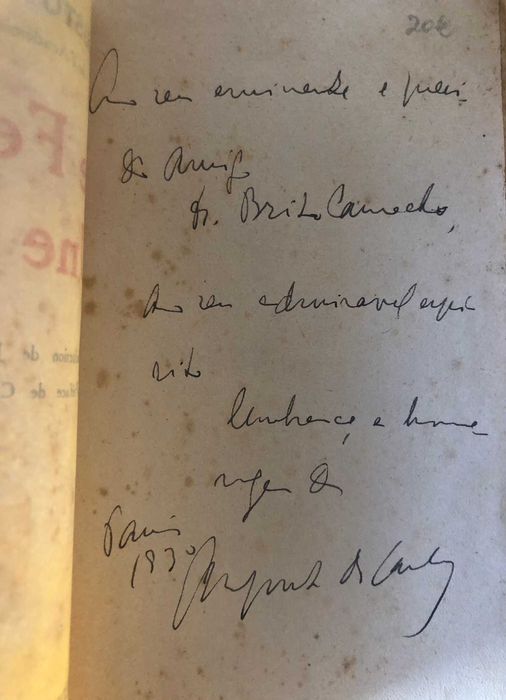 Une Femme... Une Ville - Augusto de Castro - Dedic. a Brito Camacho