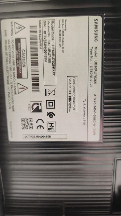 TV Samsung como nova