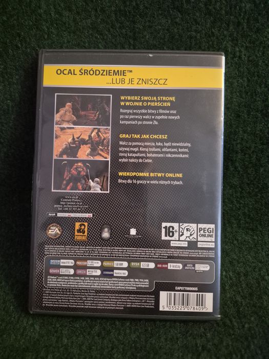 Władca Pierścieni Podbój EA classics gra PC