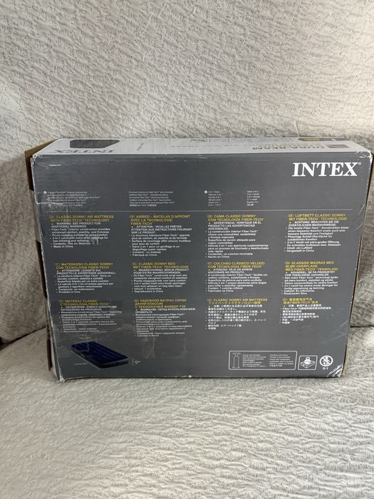 Intex colchão insuflável de campismo 76x191x25cm