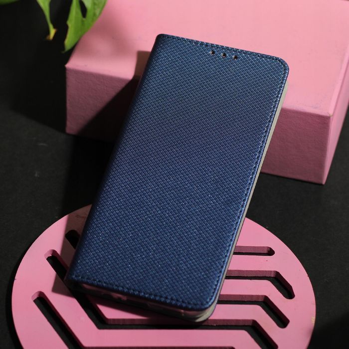 Etui Z Klapką Zamykane Magnet Do Oppo Reno 8T 4G Granatowe