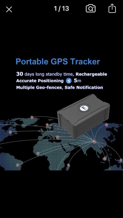 GPS -GSM трекер з власною sim картою.