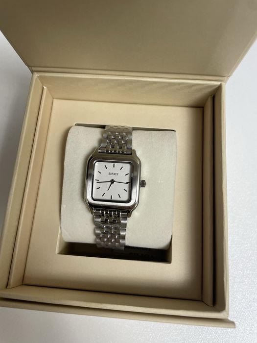 Годинник жіночий  BURKER  Macy Silver  White