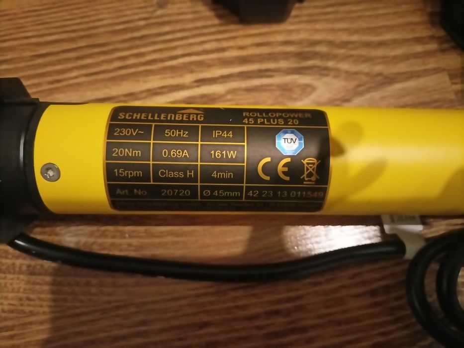 Silnik napęd rurowy do rolet Schellenberg Plus 20  model 20720