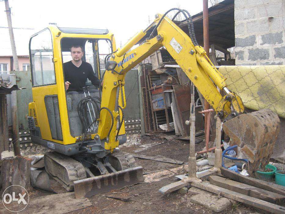 Услуги Аренда Копка траншей ям мини экскаватором в Одессе и области