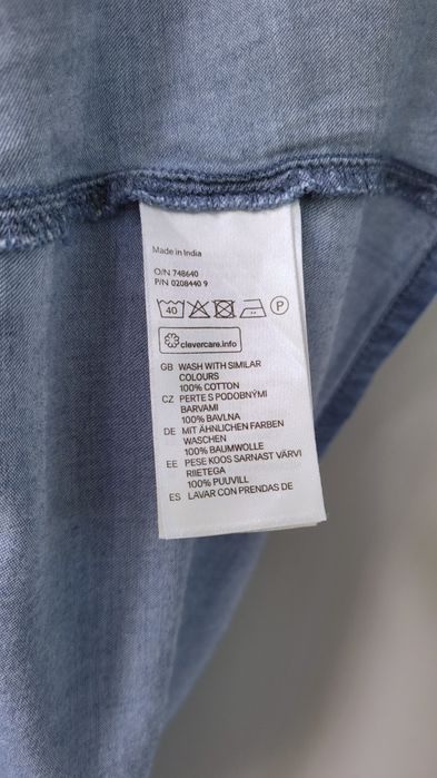 Джинсовое/ Коттоновое платье - сарафан H&M India для беременных