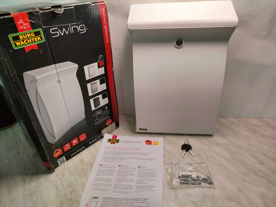 Skrzynka na listy Burg Wächter biały Powystawowy