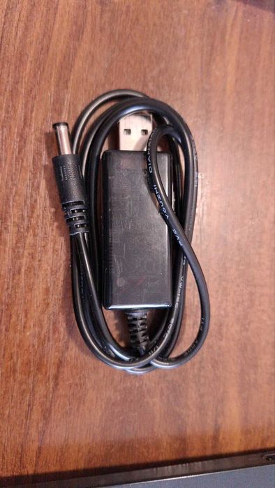 Кабель-перехідник USB-DC 5v -> 9v/12v для роутера