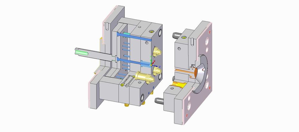 Konstrukcje form wtryskowych, usługi projektowe CAD 3D