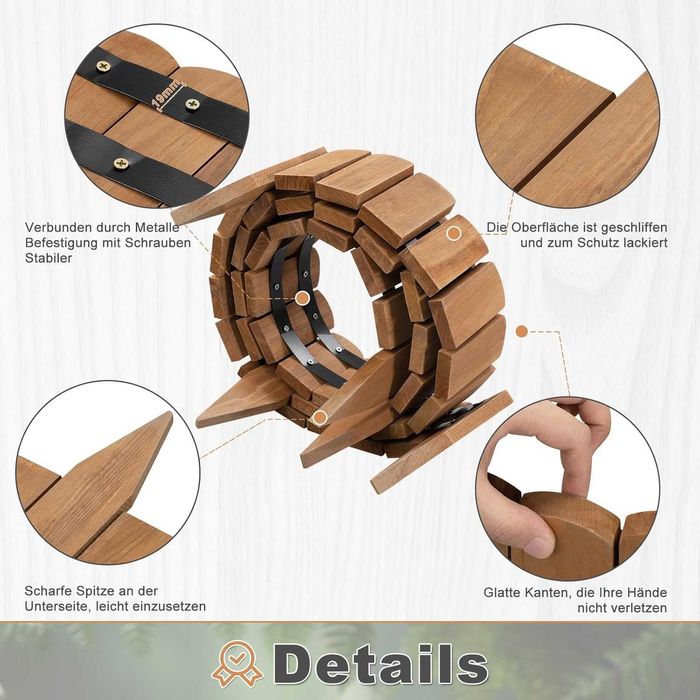 Nowe obrzeże ogrodowe / płotek / ogrodzenie / palisada/ kotwa !K229!