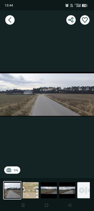 Działka budowlana- Kalisz 15km