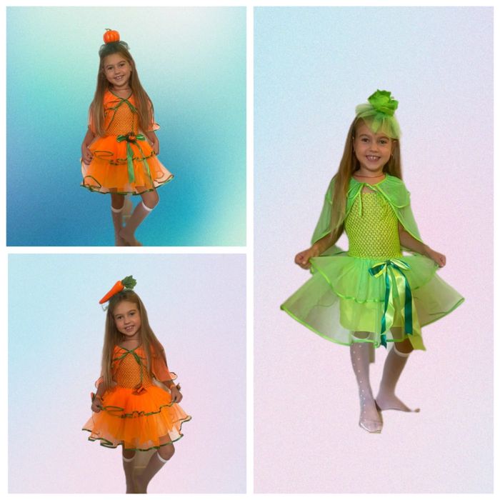 Костюм капусти картоплі моркви гарбуза діда баби дині полуниці груші