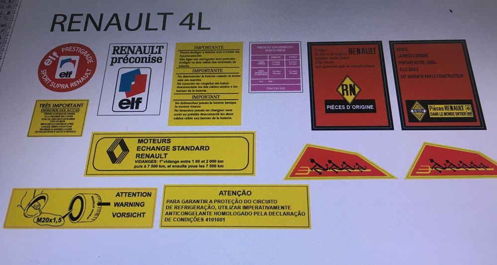 Autocolantes Grupo Renault