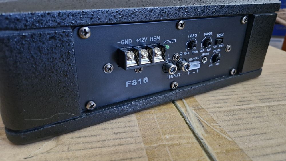 Сабуфера з підсилювачем, активний авто сабвуфер під авто крісло