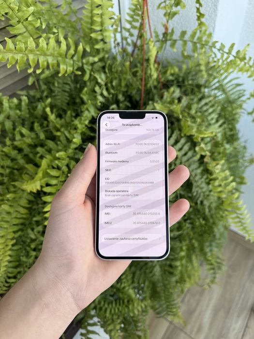iPhone 13 128GB Pink 100% Baterii Pudełko