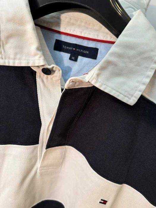 Bluza rugby Polo Tommy Hilfiger Striped Navy White XL