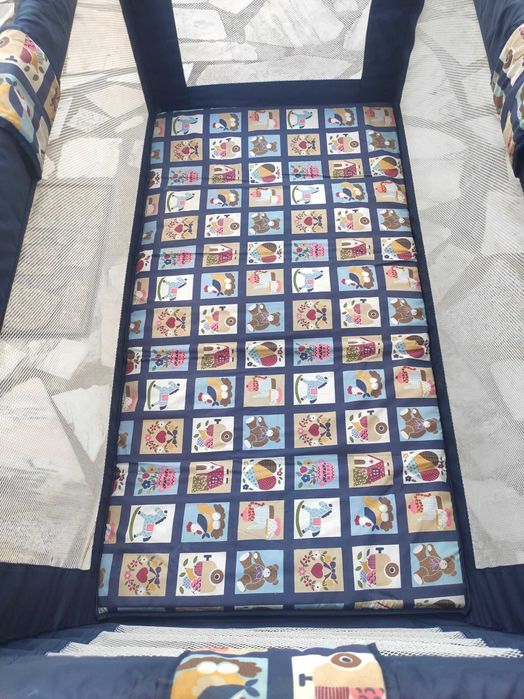 Cama de Viagem/Parque com colchão Babideal