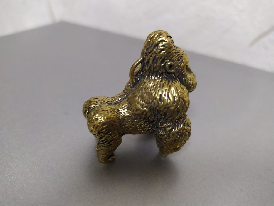 Фигурка латунная, горилла