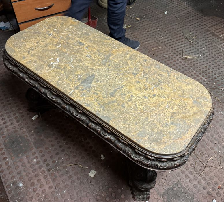 Mesa de centro, com pedra