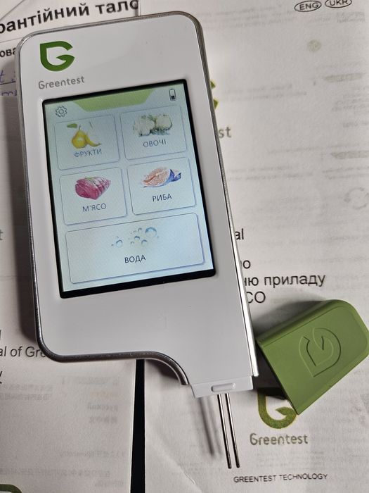 GreenTest ECO 3F Нітратомір екотестер фрукти, овочі +риба +м'ясо +вода
