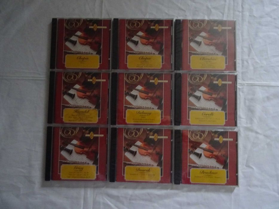 Coleção 50 CDs Música Clássica Beethoven Mozart Bach Chopin Vivalde Etc