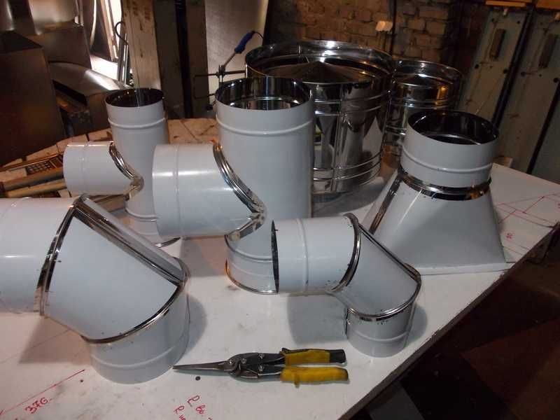 Жестяные изделия, воздуховоды, вентиляция, вытяжки, зонты, окожушка