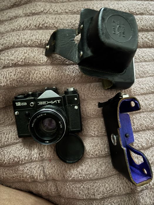 Фотоапарат Зеніт 12сд + об’єктив Helios-44M-4 | Плівковий