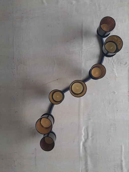 suporte para velas em ferro