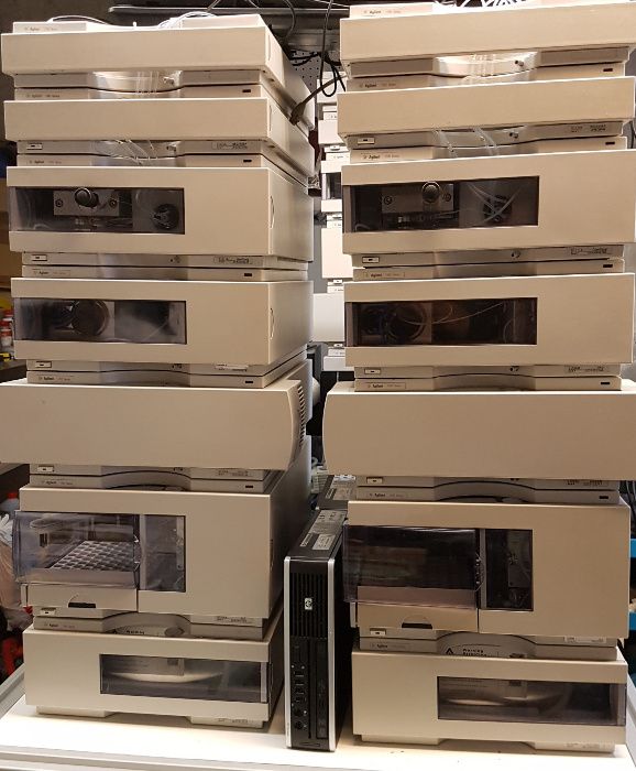 Agilent HP 1100 HPLC Cromatografia Liquida laboratório ChemStation