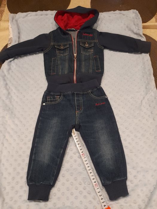Komplet jeansowy