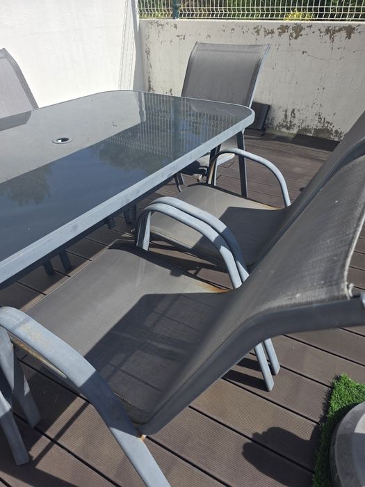 Conjunto refeição jardim