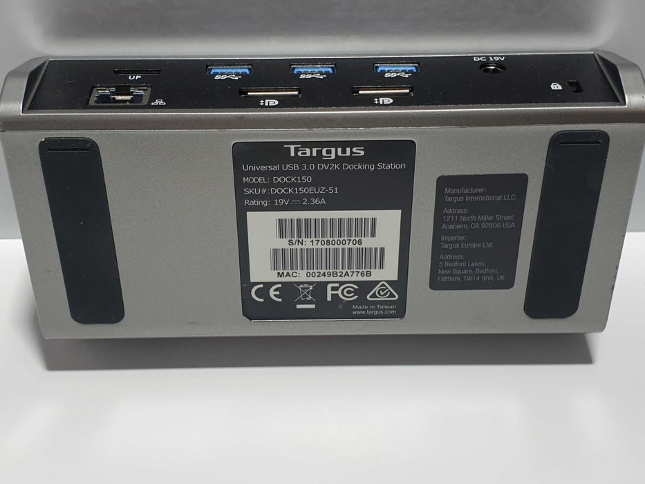 док станція Targus  Dock 150 USB 3.0 DV2K +блок живлення