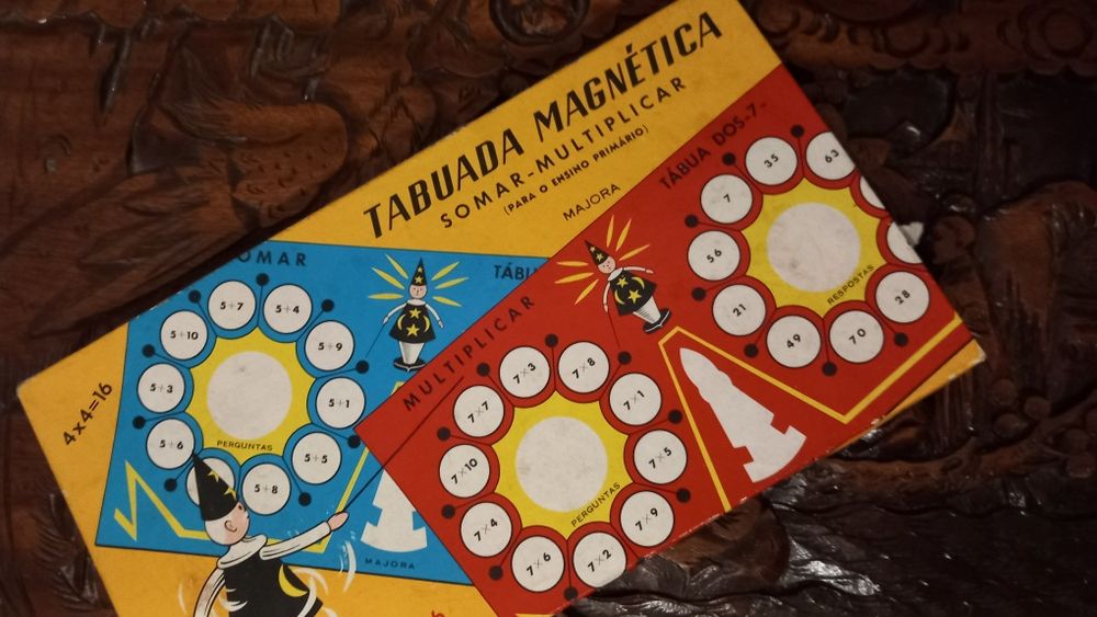 Jogos de tabuleiro : O Espertalhão e Tabuada Magnética