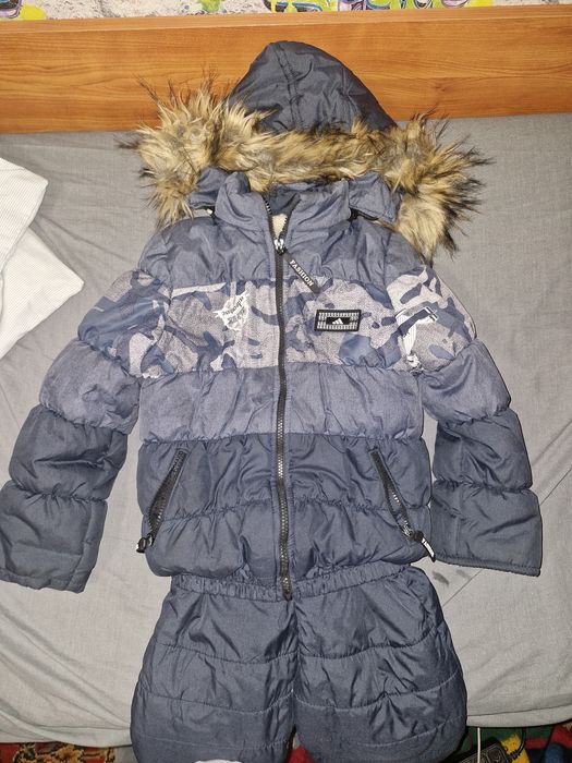 Теплий зимовий костюм для хлопчика.Ідеальний стан.
