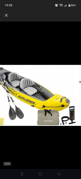 Kajak  dmuchany - EXPLORER K2 - INTEX