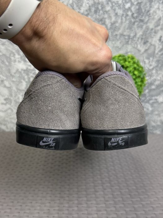 Nike SB Check кроссовки кеды 44 размер замшевые спортивные серые