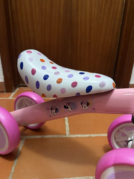 Bicicleta minnie 4 rodas