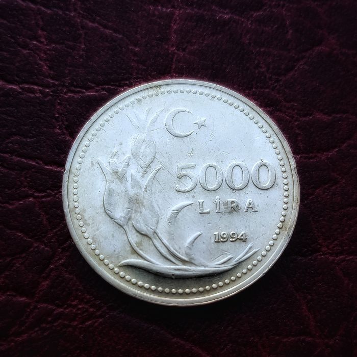 5000 Lir z 1994 roku - Turcja